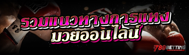 รวมแนวทางการแทงมวยออนไลน์