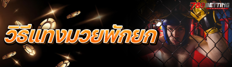 วิธีแทงมวยพักยก